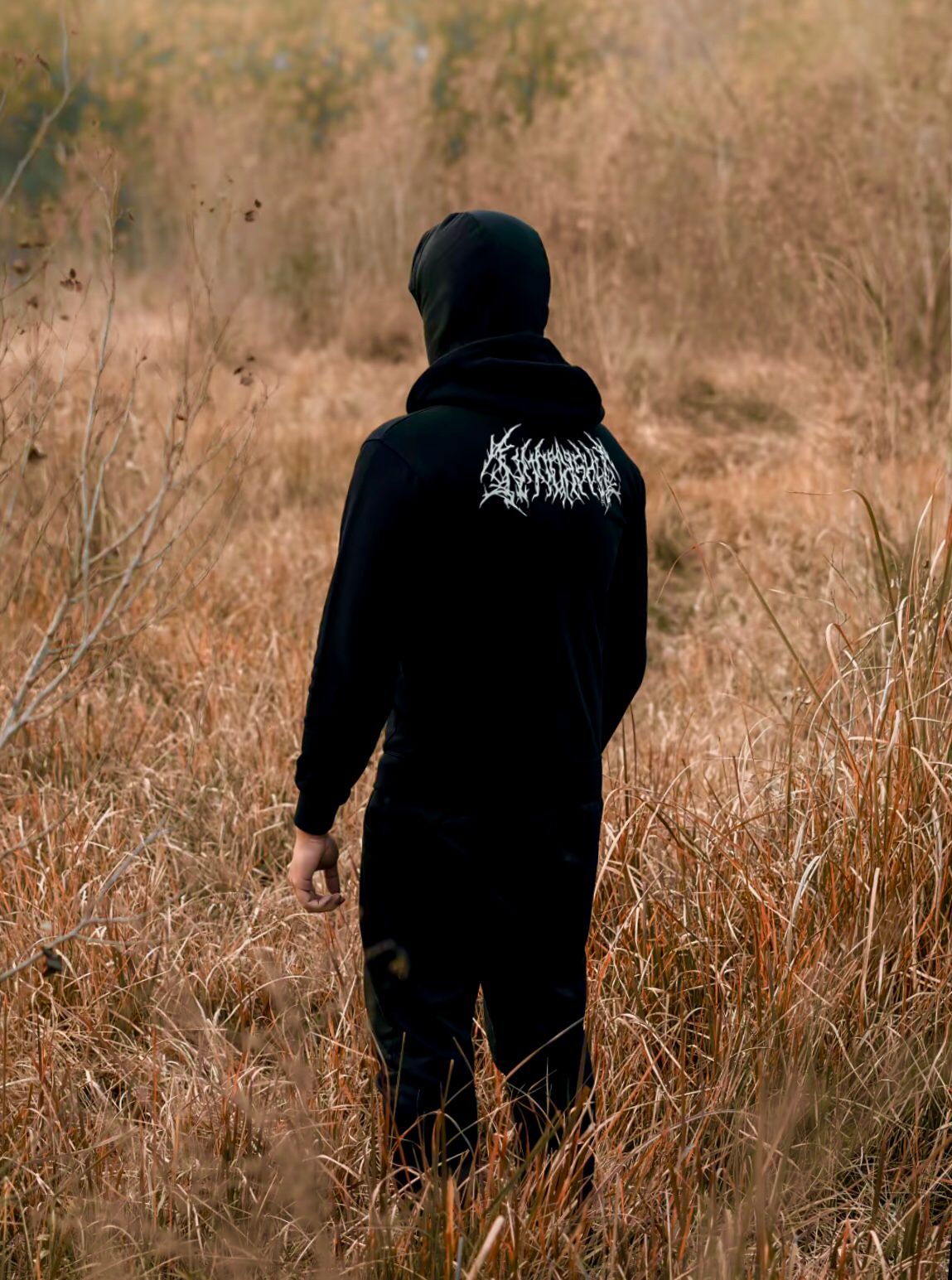 Ninja Half Z Print Hoodie