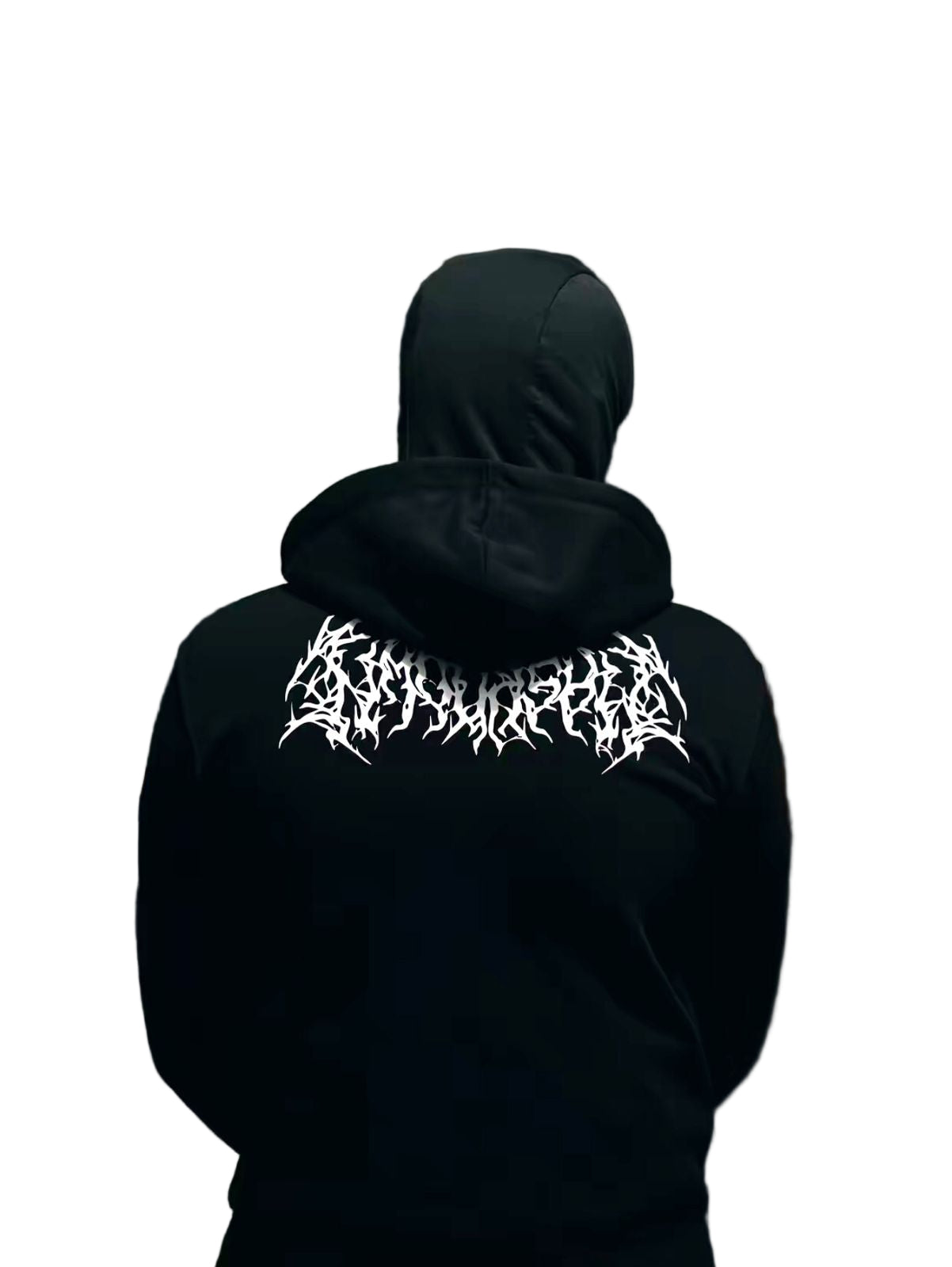 Ninja Half Z Print Hoodie