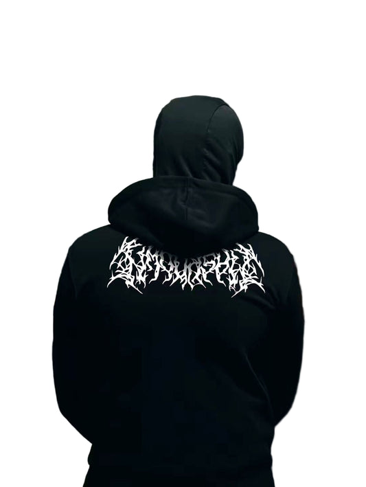 Ninja Half Z Print Hoodie