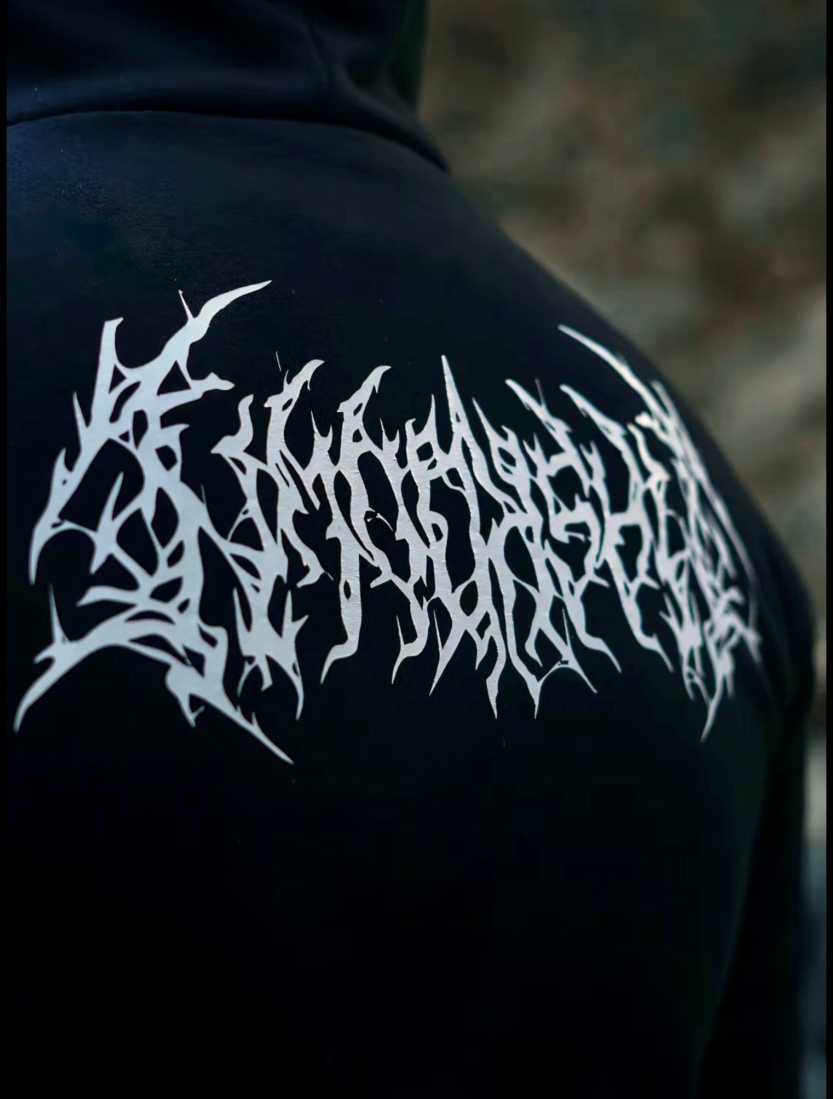 Ninja Half Z Print Hoodie